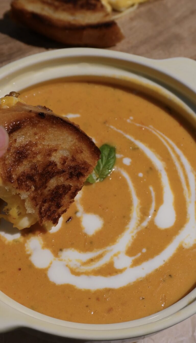 Grilled Cheese and Tomato Soup