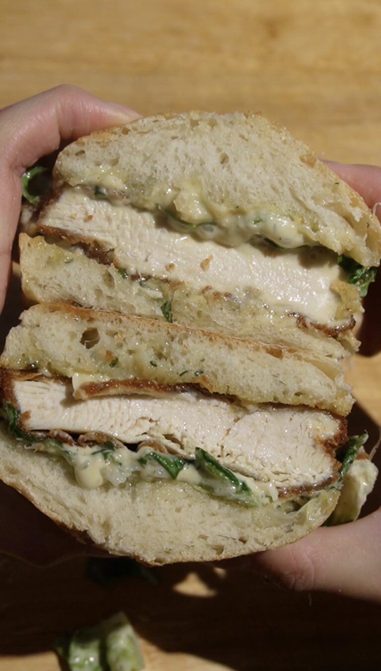 Chicken Caesar Salad Sandwich