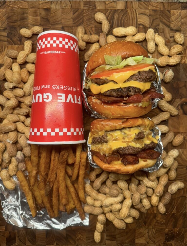 Five Guys Copycat: Double Bacon Cheeseburger, Patty Melt, Cajun Fries & Sesame Potato Buns