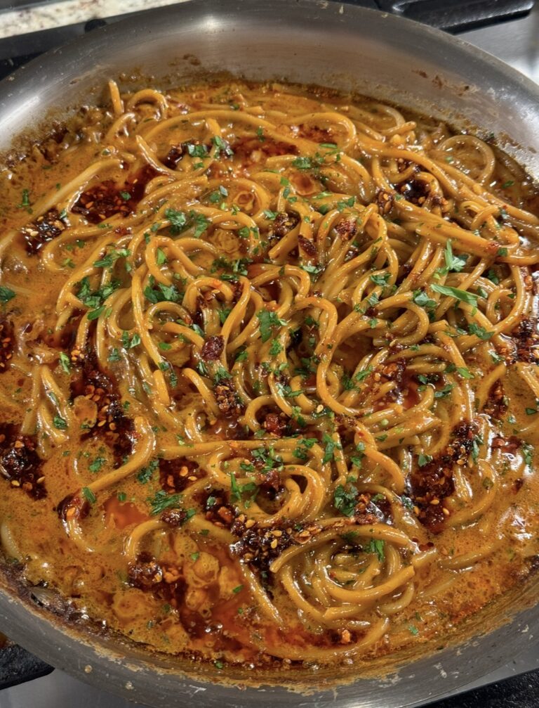 Chili Oil Garlic Butter Pasta