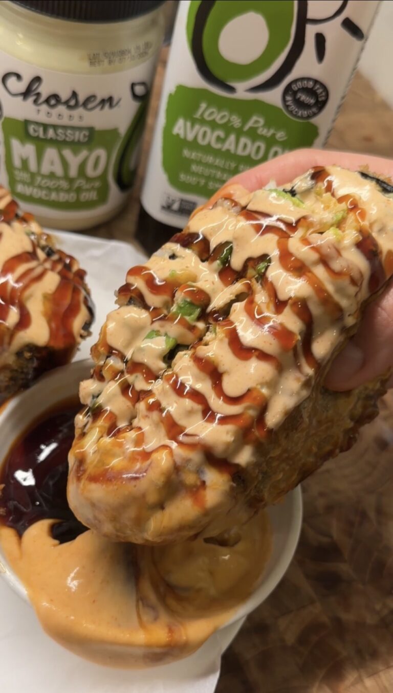 Sushi Crunchwrap (Crispy Onigirazu)